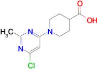 1-(6-Chloro-2-methylpyrimidin-4-yl)piperidine-4-carboxylic acid