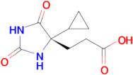 (S)-3-(4-Cyclopropyl-2,5-dioxoimidazolidin-4-yl)propanoic acid