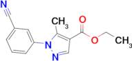 Ethyl 1-(3-cyanophenyl)-5-methyl-1H-pyrazole-4-carboxylate