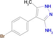 4-(4-Bromophenyl)-5-methyl-1H-pyrazol-3-amine