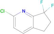 2-Chloro-7,7-difluoro-6,7-dihydro-5H-cyclopenta[b]pyridine