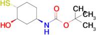 tert-Butyl ((1R,3R,4R)-3-hydroxy-4-mercaptocyclohexyl)carbamate