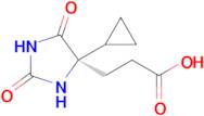 (R)-3-(4-Cyclopropyl-2,5-dioxoimidazolidin-4-yl)propanoic acid