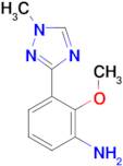 2-Methoxy-3-(1-methyl-1H-1,2,4-triazol-3-yl)aniline