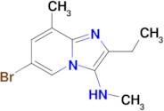 6-Bromo-2-ethyl-N,8-dimethylimidazo[1,2-a]pyridin-3-amine