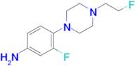 3-Fluoro-4-(4-(2-fluoroethyl)piperazin-1-yl)aniline