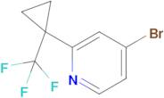 4-Bromo-2-(1-(trifluoromethyl)cyclopropyl)pyridine