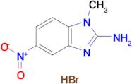 1-Methyl-5-nitro-1H-benzo[d]imidazol-2-amine hydrobromide