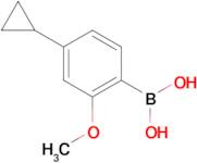 (4-Cyclopropyl-2-methoxyphenyl)boronic acid