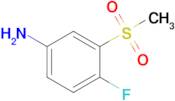 4-Fluoro-3-(methylsulfonyl)aniline