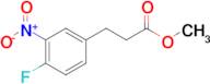 Methyl 3-(4-fluoro-3-nitrophenyl)propanoate