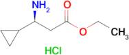 Ethyl (S)-3-amino-3-cyclopropylpropanoate hydrochloride