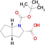 (2S,3aS,6aS)-1-(tert-Butoxycarbonyl)octahydrocyclopenta[b]pyrrole-2-carboxylic acid