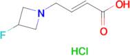 (E)-4-(3-Fluoroazetidin-1-yl)but-2-enoic acid hydrochloride