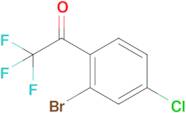 1-(2-Bromo-4-chlorophenyl)-2,2,2-trifluoroethan-1-one
