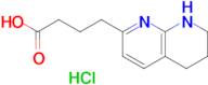 4-(5,6,7,8-tetrahydro-1,8-naphthyridin-2-yl)butanoic acid hydrochloride