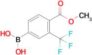 (4-(Methoxycarbonyl)-3-(trifluoromethyl)phenyl)boronic acid