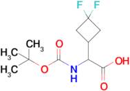 2-((tert-Butoxycarbonyl)amino)-2-(3,3-difluorocyclobutyl)acetic acid