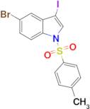 5-Bromo-3-iodo-1-tosyl-1H-indole