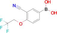 (3-Cyano-4-(2,2,2-trifluoroethoxy)phenyl)boronic acid