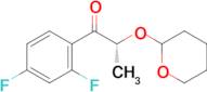 (2R)-1-(2,4-Difluorophenyl)-2-((tetrahydro-2H-pyran-2-yl)oxy)propan-1-one