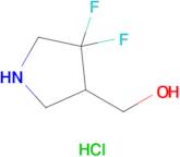 (4,4-Difluoropyrrolidin-3-yl)methanol hydrochloride