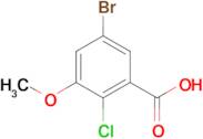 5-Bromo-2-chloro-3-methoxybenzoic acid