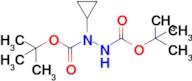 Di-tert-butyl 1-cyclopropylhydrazine-1,2-dicarboxylate