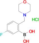 (5-Fluoro-2-(morpholinomethyl)phenyl)boronic acid hydrochloride