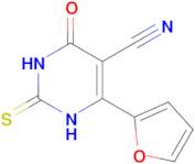 6-(Furan-2-yl)-4-oxo-2-thioxo-1,2,3,4-tetrahydropyrimidine-5-carbonitrile