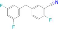 5-(3,5-Difluorobenzyl)-2-fluorobenzonitrile