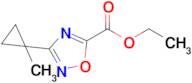 Ethyl 3-(1-methylcyclopropyl)-1,2,4-oxadiazole-5-carboxylate
