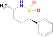 (3S,6R)-3-Methyl-6-phenyl-1,2-thiazinane 1,1-dioxide