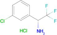 (R)-1-(3-Chlorophenyl)-2,2,2-trifluoroethan-1-amine hydrochloride