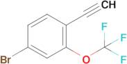 4-Bromo-1-ethynyl-2-(trifluoromethoxy)benzene