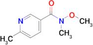 N-Methoxy-N,6-dimethylnicotinamide