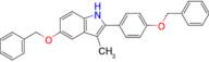 5-(Benzyloxy)-2-(4-(benzyloxy)phenyl)-3-methyl-1H-indole