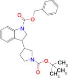 Benzyl 3-[1-[(2-methylpropan-2-yl)oxycarbonyl]pyrrolidin-3-yl]-2,3-dihydroindole-1-carboxylate