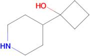 1-(Piperidin-4-yl)cyclobutan-1-ol