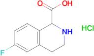 6-Fluoro-1,2,3,4-tetrahydroisoquinoline-1-carboxylic acid hydrochloride