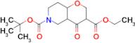 6-(tert-Butyl) 3-ethyl 4-oxohexahydro-2H-pyrano[3,2-c]pyridine-3,6(5H)-dicarboxylate