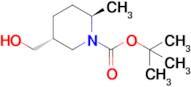 Tert-Butyl (2R,5R)-5-(hydroxymethyl)-2-methylpiperidine-1-carboxylate