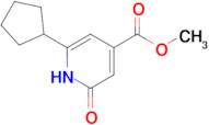 Methyl 6-cyclopentyl-2-oxo-1,2-dihydropyridine-4-carboxylate