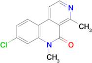 8-Chloro-4,6-dimethyl-5H,6H-benzo[c]2,7-naphthyridin-5-one