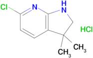 6-Chloro-3,3-dimethyl-1H,2H,3H-pyrrolo[2,3-b]pyridine hydrochloride