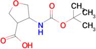 4-{[(tert-Butoxy)carbonyl]amino}oxolane-3-carboxylic acid