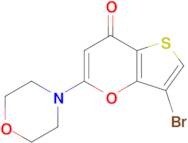 3-Bromo-5-(morpholin-4-yl)-7H-thieno[3,2-b]pyran-7-one