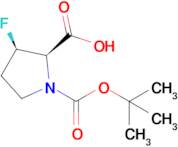 (2R,3R)-1-[(tert-butoxy)carbonyl]-3-fluoropyrrolidine-2-carboxylic acid