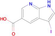 3-Iodo-1H-pyrrolo[2,3-b]pyridine-5-carboxylic acid