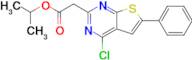 Isopropyl 2-(4-chloro-6-phenylthieno[2,3-d]pyrimidin-2-yl)acetate